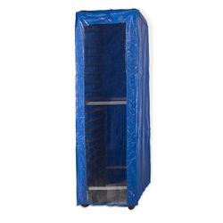 Winholt SRC-58FC-3Z Heavy Duty Rack Cover w/ Clear Front Panel - 23" x 28" x 64", Vinyl, Blue