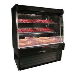 Howard-McCray SC-OM35E-4L-B-LED 51" Vertical Open Air Cooler w/ 3 Levels, 115v, Black