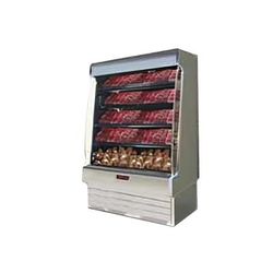 Howard-McCray SC-OM35E-4S-S-LED 51" Vertical Open Air Cooler w/ 4 Levels, 115/208-230v, Silver