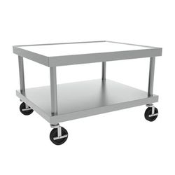 Vulcan STAND/C-24 Equipment Stand, 26 x 24" w/ Marine Edge, 5" Casters, Stainless Steel