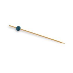 Front of the House AST014BLB83 4 1/2" Bamboo Ball Pick, Blue