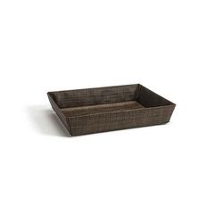 Front of the House BBK047COV22 Rectangular Metroweave Woven Basket - 11" x 8", Vinyl, Mesh Copper, Brown, Case of 6