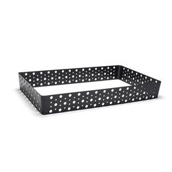 Front of the House BHO066BKI20 Rectangular Ice Housing - 20" x 12" x 2 3/4", Iron, Matte Black