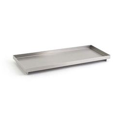 Front of the House RTR014BSS12 Rectangular Tokyo Tray - 12 1/4" x 4 3/4", Stainless Steel