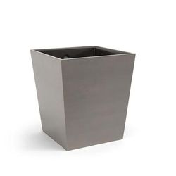 Front of the House RWA003GYB21 10" Square Flare Riser/ Cooler - Bamboo, Smoke, Gray, Case of 4