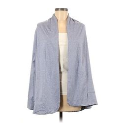 Zero Restriction Cardigan Sweater: Blue - Women's Size Medium