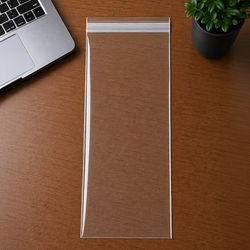 Crystal Clear Bags® with Flap 10 7/16" x 20 1/4" 100 pack