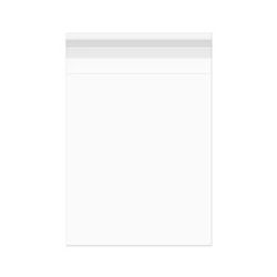 Crystal Packaging Adhesive Flap Bag Great For Artwork and Photography Bag Size: 20 7/16" x 30 1/4" 100 Bags Crystal Clear Bags