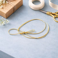 Metallic Gold Stretch Loops 16" 50 pack