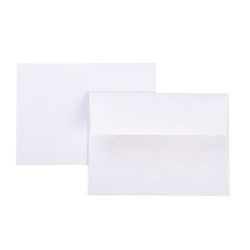 A2 5 3/4" x 4 3/8" Bright Envelope White 50 Pieces