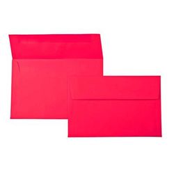 A2 5 3/4" x 4 3/8" Astrobright Envelope Holiday Red 50 Pieces E5209