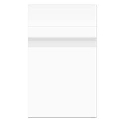 Adhesive Protective Closure Flap Seal Clear Packaging - Great for Photo Book Storage 24 7/16" x 36 1/4"| 100 Bags Crystal Clear Bags