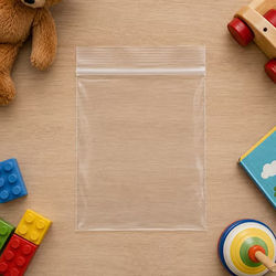 LDPE Clear Zip Bags, 4 mil 8" x 10" 100 pack