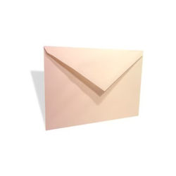 Lee 7 1/4" x 5 1/4" Linen Envelope Natural 50 Pieces E201A