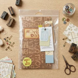 Crystal Clear Hanging Protective Closure Bags 5 15/16" x 7 3/4" 100 pack