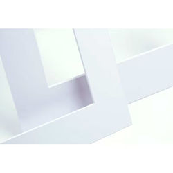 11" x 14" Single Mat White 7 5/8" x 9 5/8" Inner Cut 10 pack
