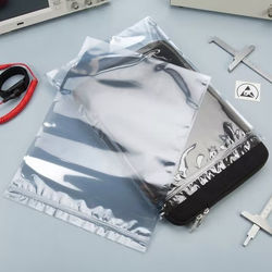 Static Shielding Bag - Reclosable Zip 8" x 10" 100 pack