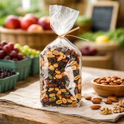 Crystal Clear Standard Gusset Bags 3" x 2" x 12" 100 pack