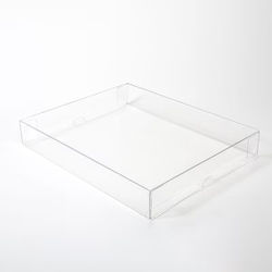 Crystal Clear Boxes® 11 1/8" x 2" x 14 1/16" 25 pack