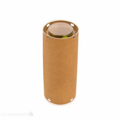 Kraft Pop-up Tube Kit Round Shaped 2 1/2" x 2 1/2" x 6 1/16" 25 pack