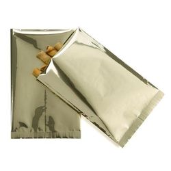 Premium Shimmer Gold Metallized Heat Seal Bags 4" x 6" 1/2" bottom seal 100 pack