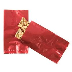 Red Metallized Heat Seal Bags 3 3/4" x 6 1/4" 100 pack