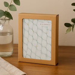 A2 Size Kraft Paper Boxes with Attached Clear Window - Great for A2 Christmas Cards Box Size: 4 1/2" x 7/8" x 5 7/8" 25 Boxes