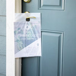 Door Knob Bags Door Hanger Bags 9" x 12" 9" x 15" |100 Bags ClearBags