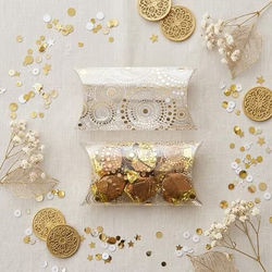 Clear Pillow Box - Great For Party Favors Jewelry Caramels Box Size: 3 15/16" x 1 9/16" x 6 11/16" 25 Boxes Crystal Clear Boxes