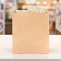 Kraft Merchandise Bags 9 7/8" x 12 3/8" 100 pack