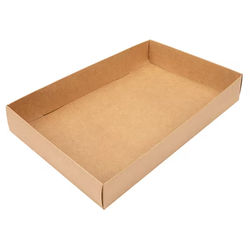 Kraft Paper Box Bottoms 25 Pack 6" x 1 1/2" x 9 1/2"