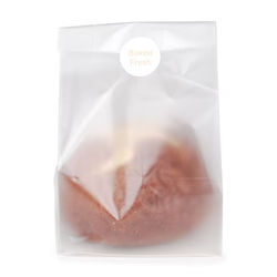Frosted Flat Bottom Gusset Bags w/ Paper Insert|4? x 4? x 7? 100 pack |FFGPB9