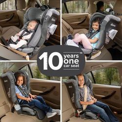 Diono Radian 3QXT+ FirstClass SafePlus Narrow All-in-One Convertible Car Seat - Gray Slate