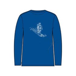 Icebreaker Tech Lite II Long Sleeve Skiing Yeti T-Shirt - Men's Lazurite Medium IB0A56KY580M