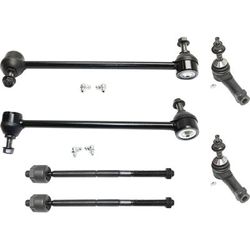 2005 Ford Five Hundred 6-Piece Kit Front, Driver and Passenger Side Suspension, includes Sway Bar Link and Tie Rod End