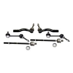 2005 Lincoln Town Car 6-Piece Kit Front, Driver and Passenger Side Suspension, includes Sway Bar Link and Tie Rod End