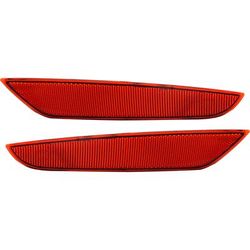 2013 Volkswagen Golf Rear, Driver and Passenger Side Bumper Reflectors, Hatchback