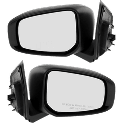 2020 Mitsubishi Mirage G4 Driver and Passenger Side Mirrors, Power, Non-Heated, Manual Folding, Paintable