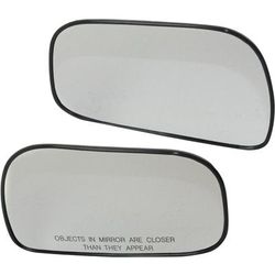 1998 Toyota Camry Driver and Passenger Side Mirror Glasses, Heated, without Blind Spot Feature, with Backing Plate, USA Built Vehicle