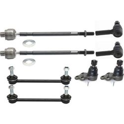 2000 Infiniti QX4 8-Piece Kit Front, Driver and Passenger Side Suspension, includes Ball Joint, Sway Bar Link, and Tie Rod End