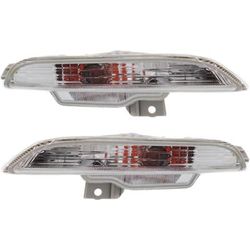 2010 Honda Insight Front, Driver and Passenger Sides Turn Signal Lights, with Bulbs