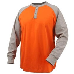 Revco Black Stallion Gray/Orange 7oz FR Welding Jersey Shirt