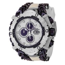 Invicta Masterpiece Swiss ETA 7750 Caliber Automatic Men's Watch w/ Mother of Pearl Dial - 58.3mm Purple White (44570)