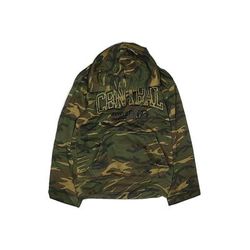 J. America Pullover Hoodie: Green Camo Tops - Kids Boy's Size Small