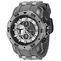 1 LIMITED EDITION - Invicta Star Wars Mandalorian Men's Watch - 48mm Steel Grey (41602-N1)