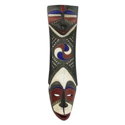 Bobo Faces,'Decorative Sese Wood Hand Carved African Mask for the Wall'