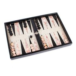 Rustic Marble,'Hand Made Marble Backgammon Set from Mexico'