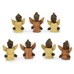 ,'Wood ornaments (Set of 6)'