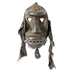 'Woman's War Spirit' - Fair Trade Ivoirian Wood Mask
