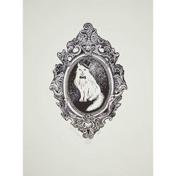 Elegant Cat,'Etched Print of Cat with Top Hat Signed Limited Edition'